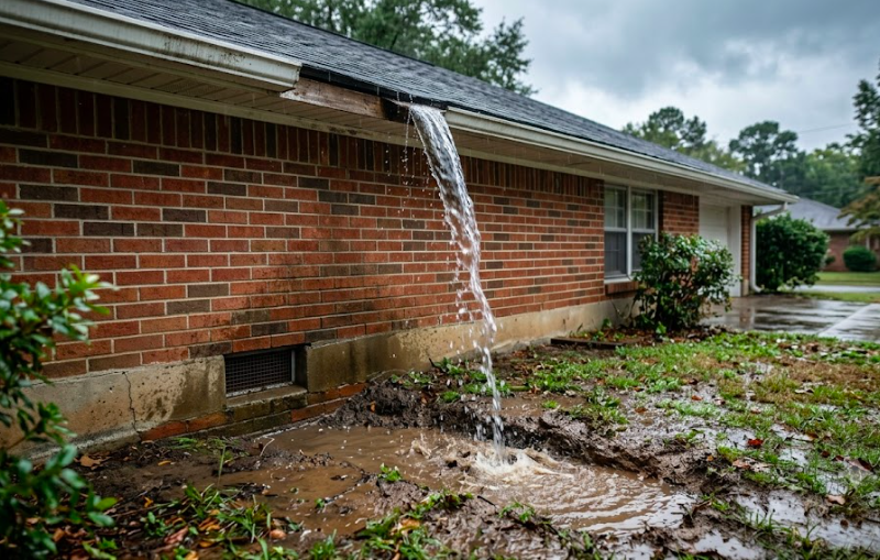 Can a Missing Gutter Section Really Flood Your Crawl Space?